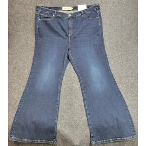 Soft Surroundings Jeans Womens 24W Flare High Rise Stretch Y2K Bogo Girly